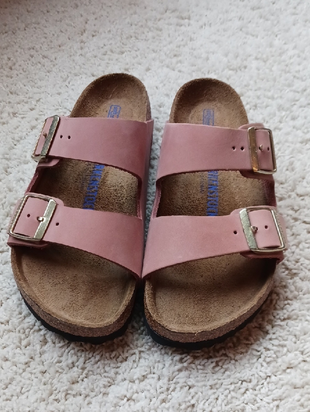 Birkenstock Arizona Sandal, Size 39, Old Rose, NIB